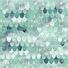 Monika Strigel Lily Mint Mermaid Shower Curtain, 72"x69"