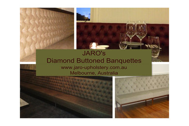 Diamond Buttoned (Tufted) Banquette & Booth Seats