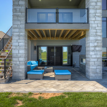 Custom 1.5-story modern w/ 21' Ceilings