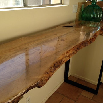 Live Edge bar table