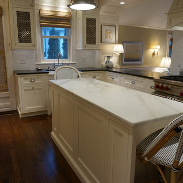 Historic District White Kitchen