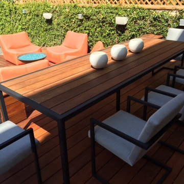 IPE multi level modern backyard