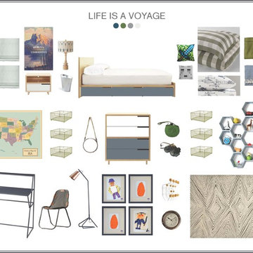 Style Board - "EXPLORER" Boys Bedroom