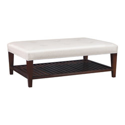 Stickley Bethpage Cocktail Ottoman 7642 - Footstools And Ottomans