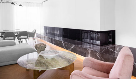 Houzzbesuch: Marmor und Nussbaum für ein edles Berliner Penthouse