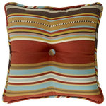Paseo Road by HiEnd Accents - Striped Tufted Pillow - The Calhoun Ensemble by HiEnd Accents