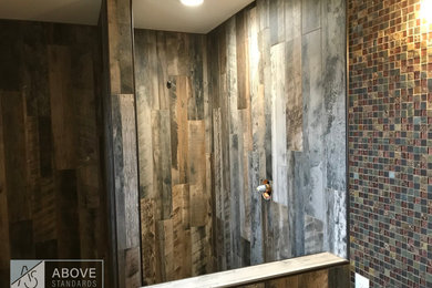 Small mountain style bathroom photo in Little Rock