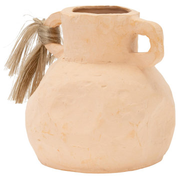 Terracotta 7"H, Texture Vase
