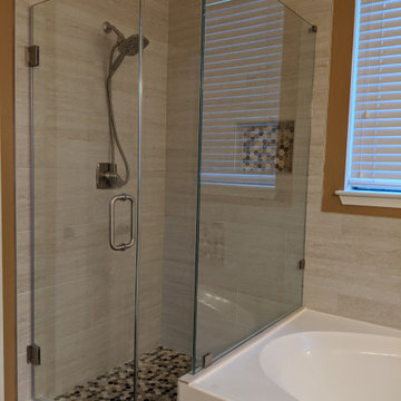 Cookie cutter to custom Shower remodel