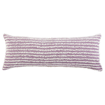 Lavender Mist Wispy Ways Throw Pillow, 14"x36"