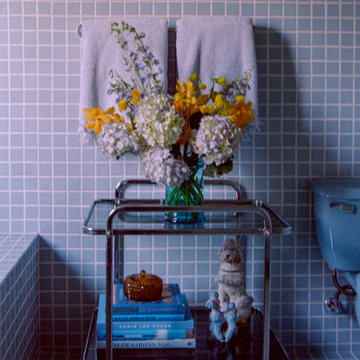 Mid-Century Glam Bathrooms