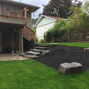 Squamish "Hospital Hill" deck & landscaping