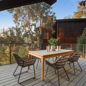 After - Lower Deck Set Up for Outdoor Dining
