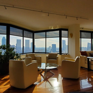 City View, South Tower - Lutron Triathlon Battery Powered Motorized Solar Shades