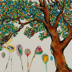 "Lollipop Tree' - Paintings
