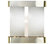 Aspen Falls Water Fountain, Silver Mirror, Stainless Steel, Round