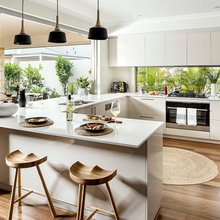 Opening between kitchen and outside