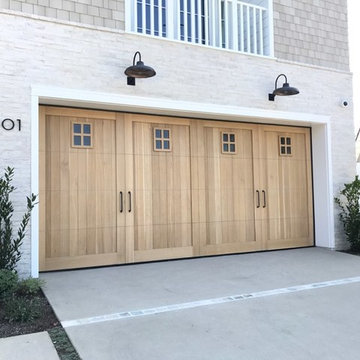 Rift Sawn White Oak Custom Garage Door