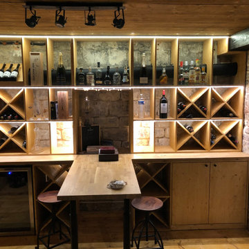 Aménagement d'une cave à vin sur-mesure