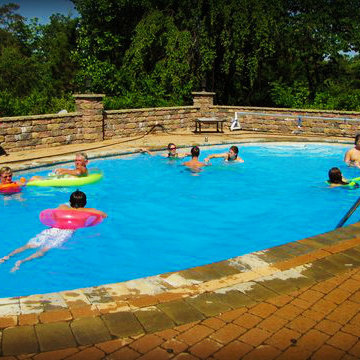 Hardscaping Pool Decks.