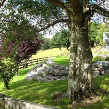 Large rural garden