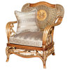 Solid Wood & Rattan Bentwood Elizabethan Lounge Arm Chair