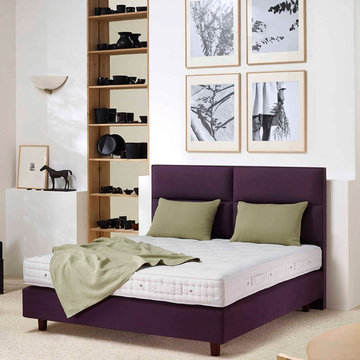 Vispring Victoria Mattress, Headboard, and Divan (bed base)
