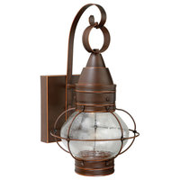 Wall Sconces 1 Light Fixtures With Burnished Bronze Finish Brass LED 8" 9 Watts