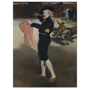 Edouard Manet 'Mademoiselle V In The Costume of An Espada' Canvas Art, 24"x18"