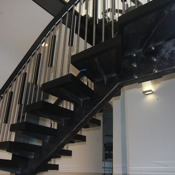 LED Balusters - Raw Metal Stringer