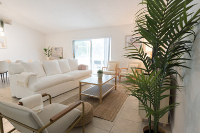 Contemporary Living Room with Scandinavian Inspiration