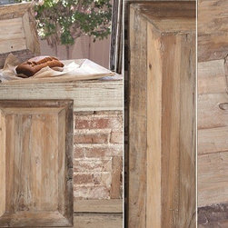 Rectangular Reclaimed Wood Trays, Set of 3 - Home Decor