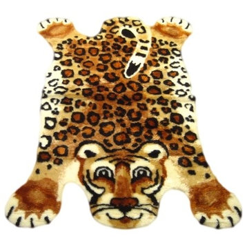 Leopard Playmat Rug, 28"x45"