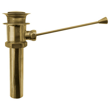 Pop-up Mechanical Drain, Polished Brass