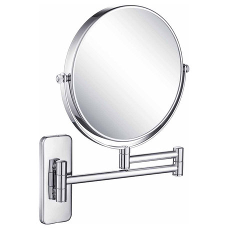 Circular Magnifying Makeup/shaving Mirror, Chrome