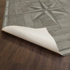 Spicher and Company Vintage Vinyl Floor Cloths Astraea Modern Area Rugs