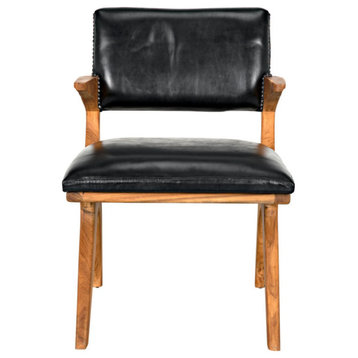 Alice Chair, Teak With Leather