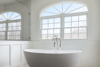 Bathroom - transitional bathroom idea in Philadelphia