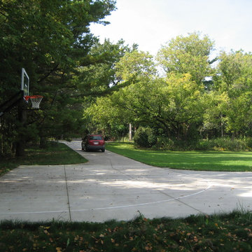 William W's Pro Dunk Platinum Basketball System on a 50x32 in Hales Corners, WI
