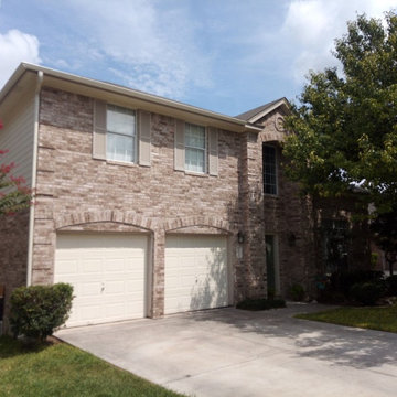 K-Style Seamless Aluminum Gutter System Install, Cibolo, TX