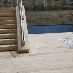Travertine Stairs, Wall, Floors - Flooring