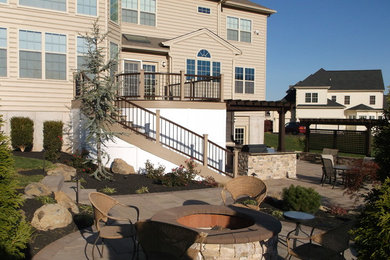 Inspiration for a timeless exterior home remodel in Philadelphia
