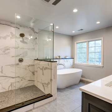 Contemporary Whole Home Renovation in Chevy Chase, MD.