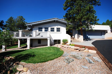 Contemporary exterior home idea in Denver