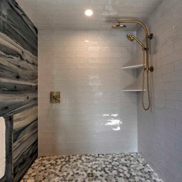 Primary Bath with Copper Tub - West Dover, VT