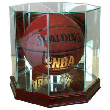 Octagon Basketball Display Case