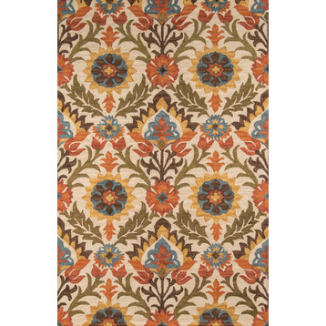 Tangier Hand-Hooked Rug, Gold, 3'6"x5'6"