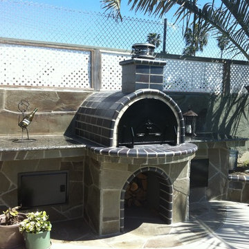 The Keyes Family Wood Fired Brick Pizza Oven in California
