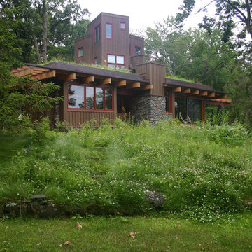 Private Cabin Nestled Into Surrounding Forest