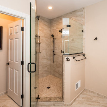 Haymarket Transitional Master Bathroom Remodel _ 13036